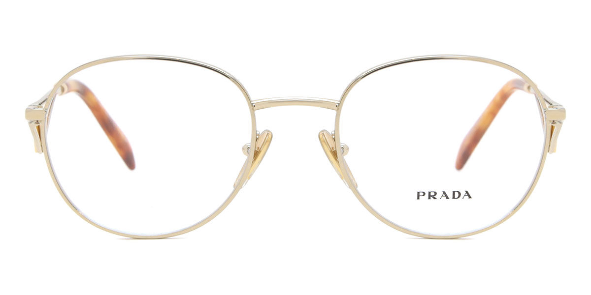 Prada PR A50V 5AK1O1, Gold frame