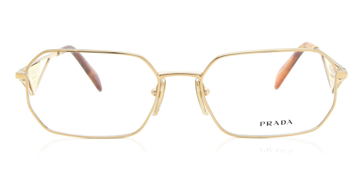 Prada PR A53V 5AK1O1, Gold frame