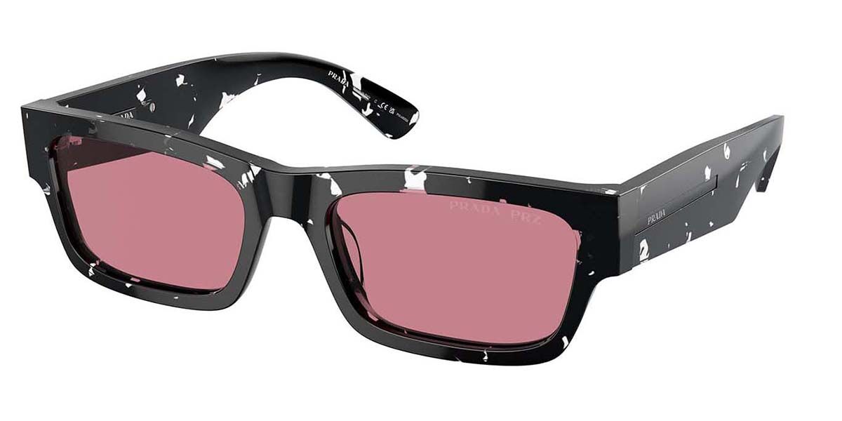 Prada PR A03SF Asian Fit 15O70C, Tortoiseshell frame, Brown lenses