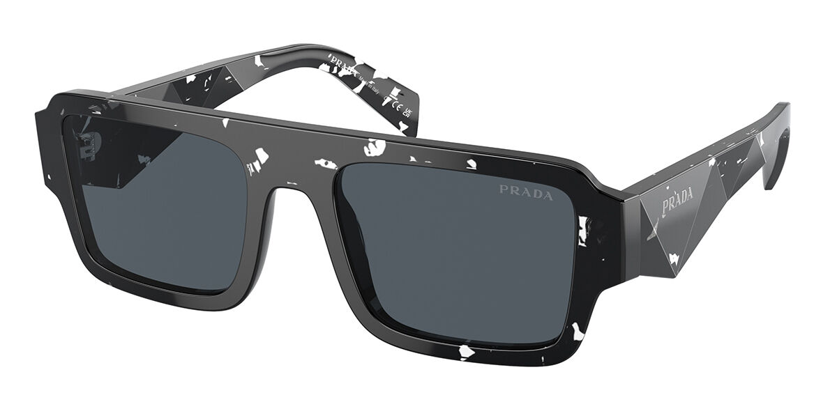 Prada PR A05SF Asian Fit 15O70B, Tortoiseshell frame, Dark Grey lenses