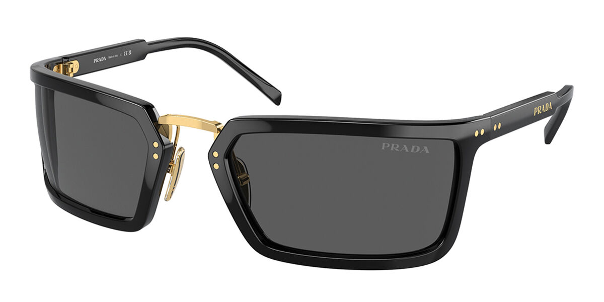 Prada PR A11S 1AB5S0, Black frame, Dark Grey lenses