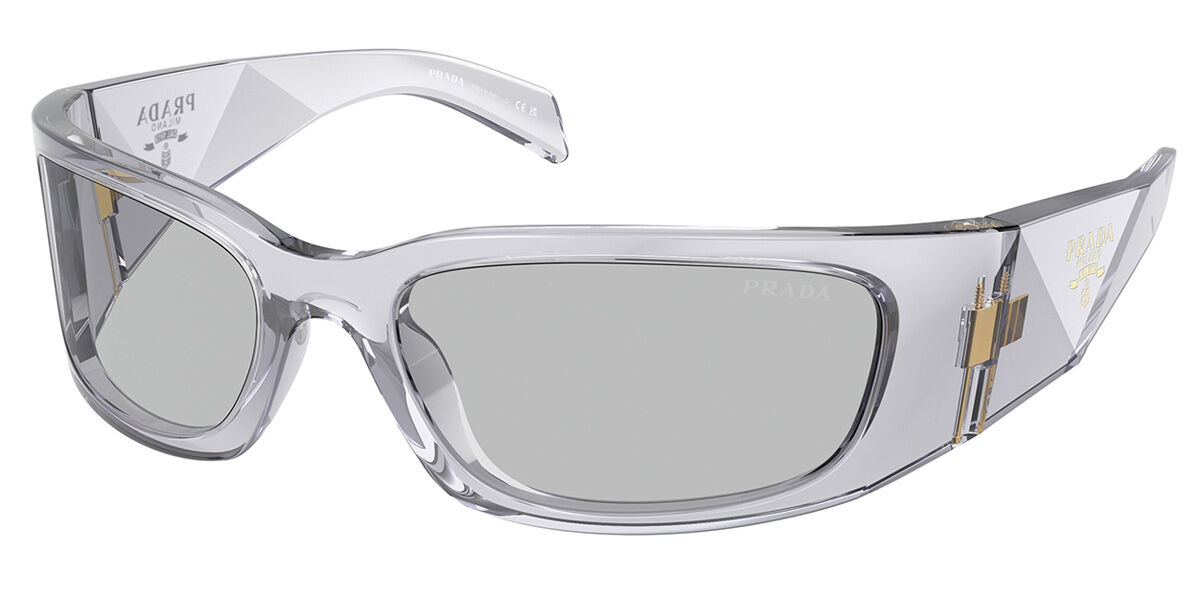 Prada PR A14S 12R30B, Grey frame, Light Grey lenses