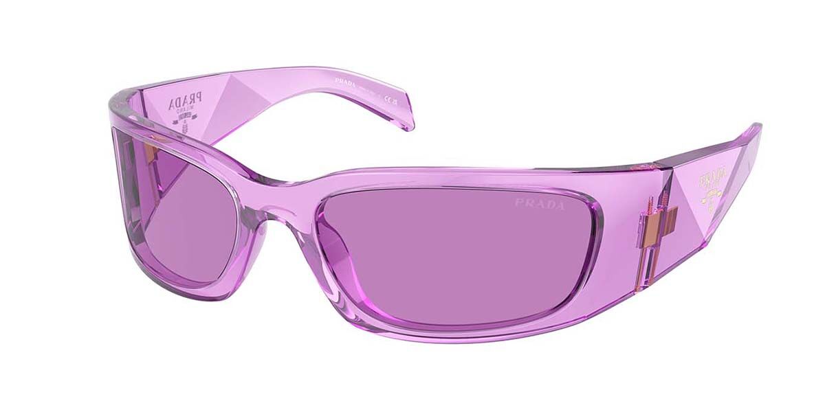 Prada PR A14S 13R30G, Purple frame, Violet lenses