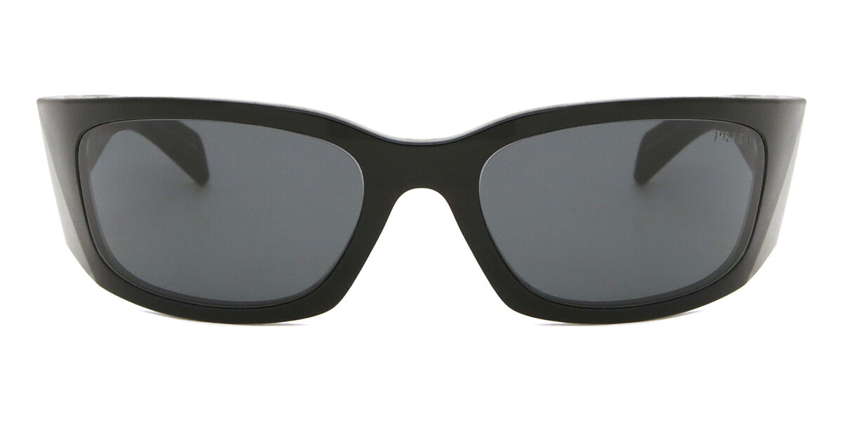 Prada PR A19S 1AB5S0, Black frame, Dark Grey lenses