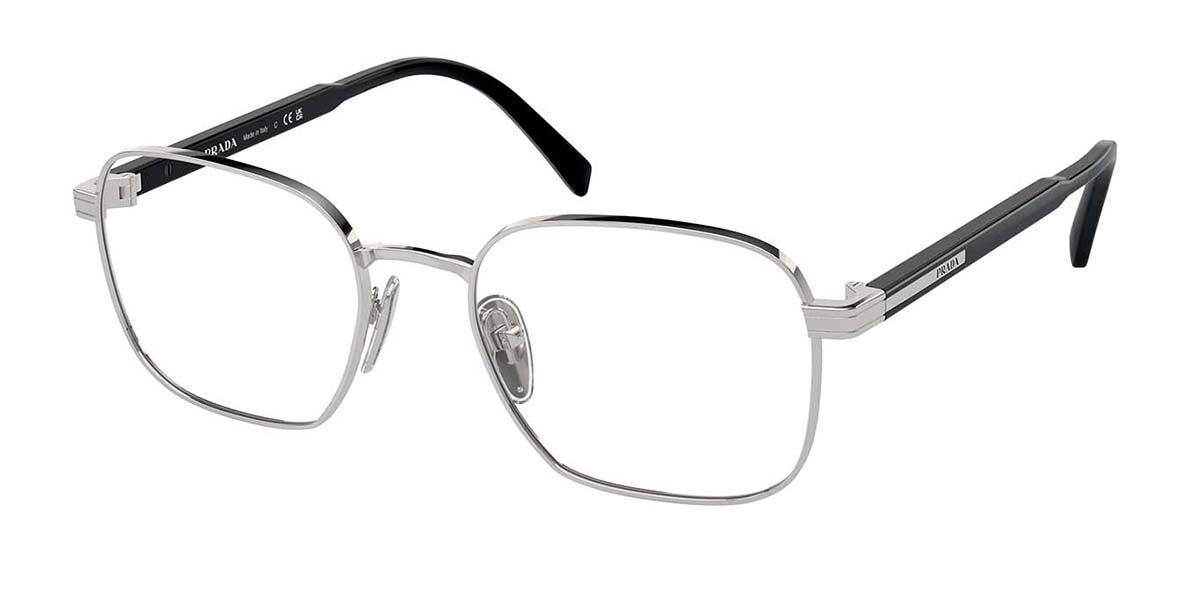 Prada PR A55V 1BC1O1, Silver frame