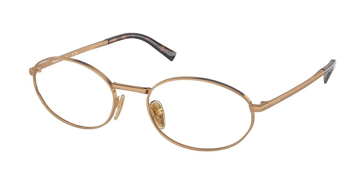 Prada PR A57V 7OE1O1, Gold frame