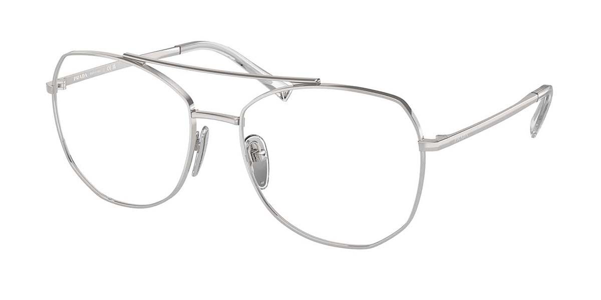 Prada PR A58V 1BC1O1, Silver frame