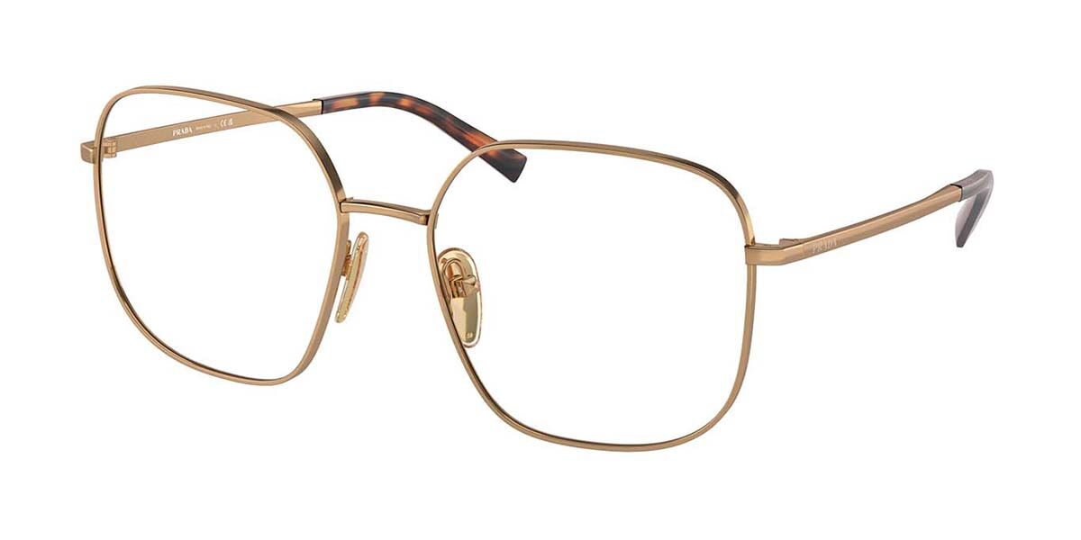 Prada PR A59V 7OE1O1, Gold frame