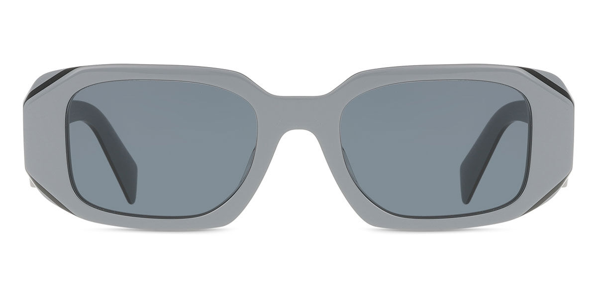 Prada PR 17WSF Asian Fit 11N09T, Grey frame, Dark Grey lenses