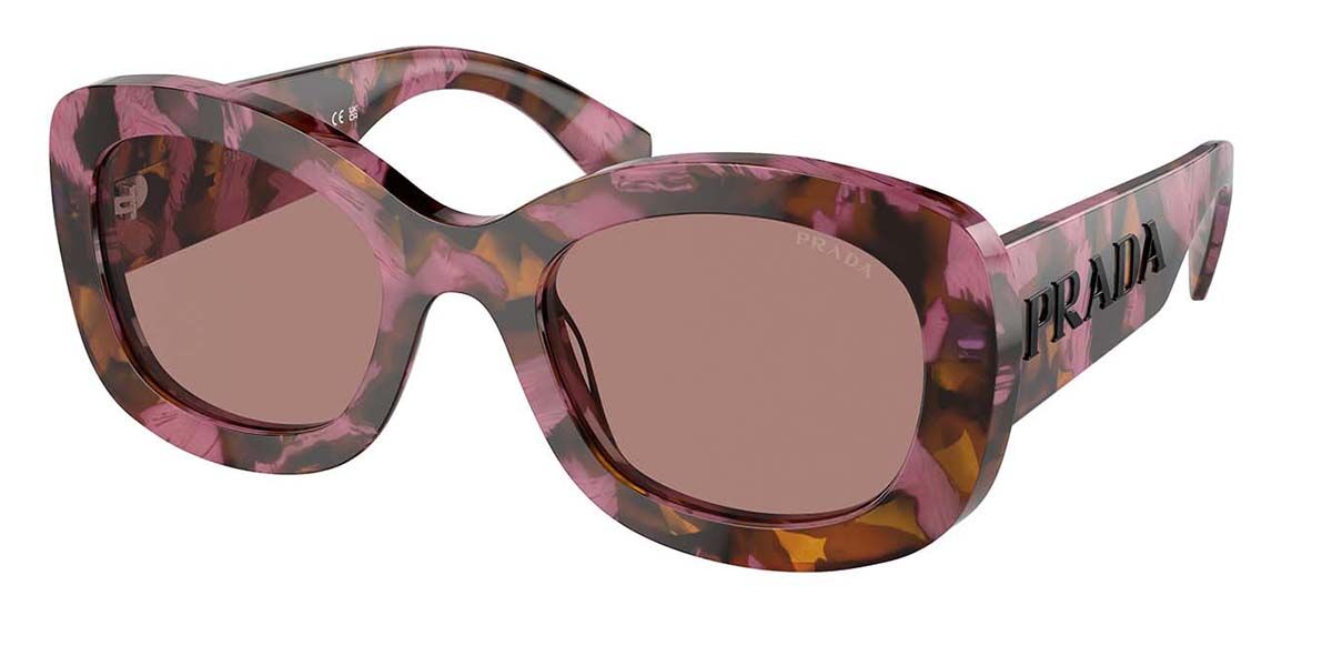 Prada PR A13S 18N10D, Tortoiseshell frame, Light Brown lenses