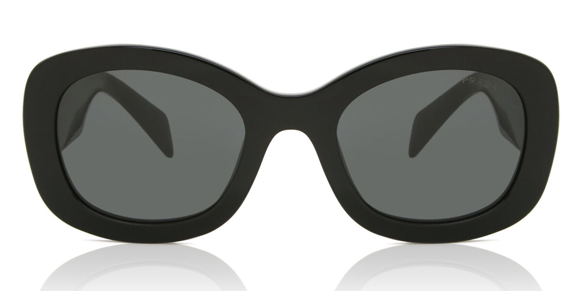 Prada PR A13S 1AB5S0, Black frame, Dark Grey lenses