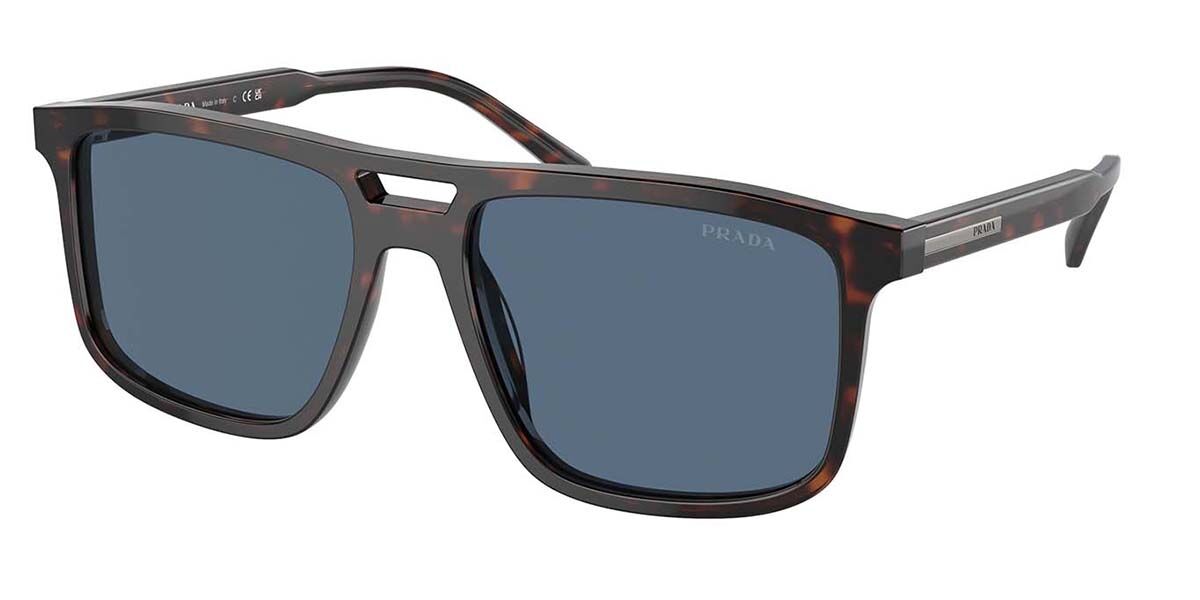Prada PR A22S 17N06A, Tortoiseshell frame, Dark Blue lenses