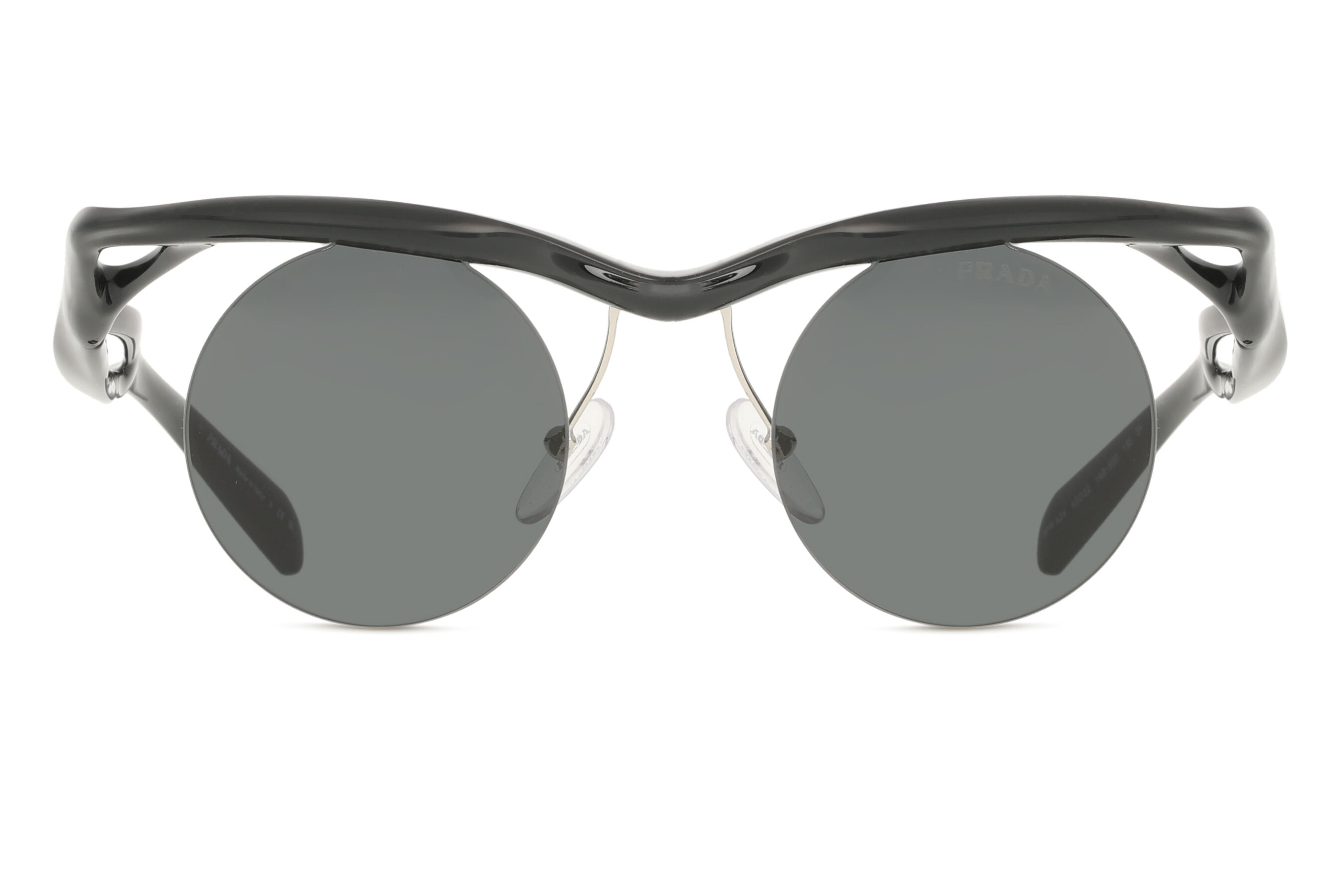 Prada PR A24S 1AB5S0, Black frame, Dark Grey lenses