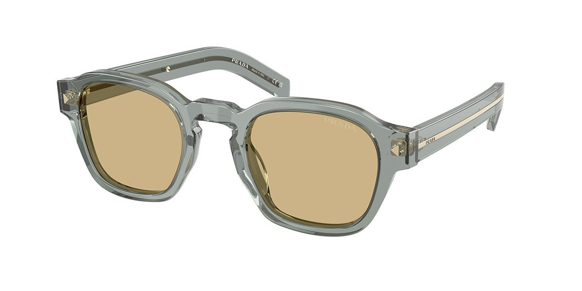 Prada PR A16SF Asian Fit 21J70R, Grey frame, Light Brown lenses