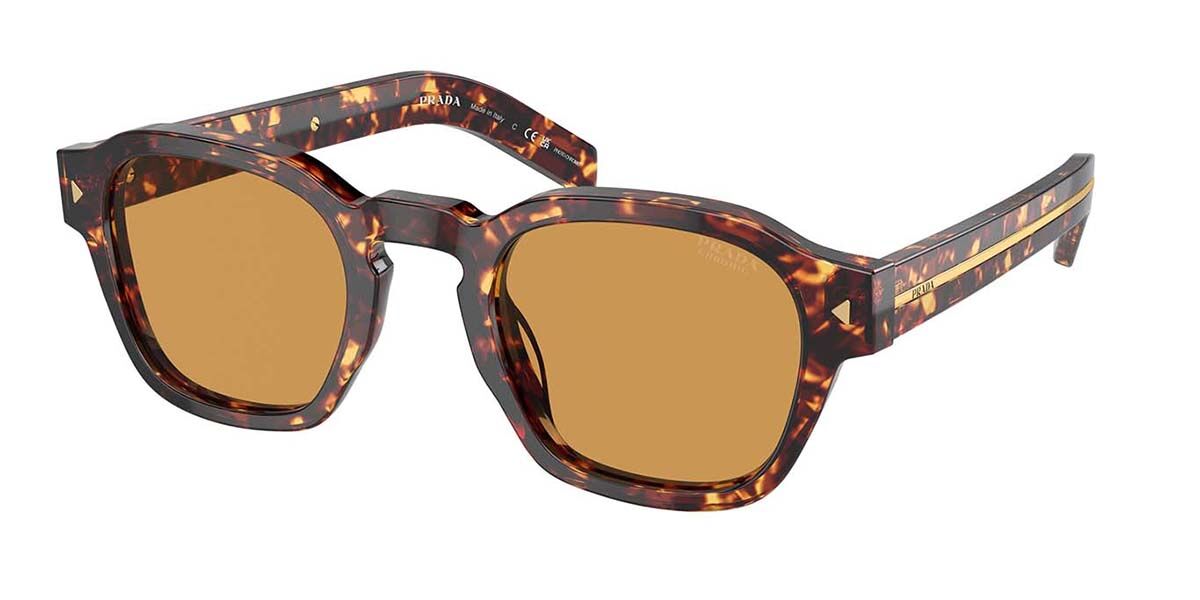 Prada PR A16SF Asian Fit 14O60F, Tortoiseshell frame, Light Brown Photochromic lenses