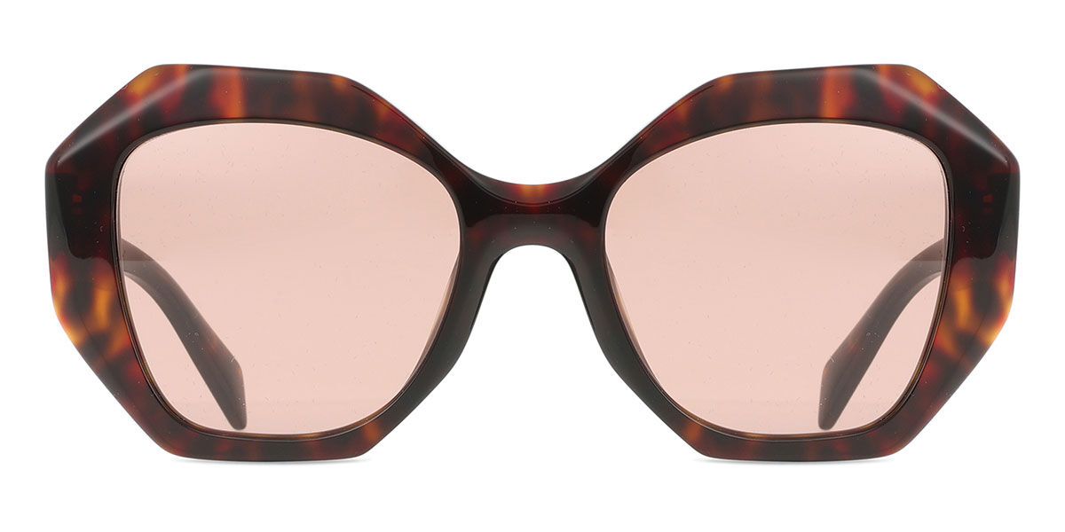 Prada PR 16WS 17N60B, Tortoiseshell frame, Light Brown lenses