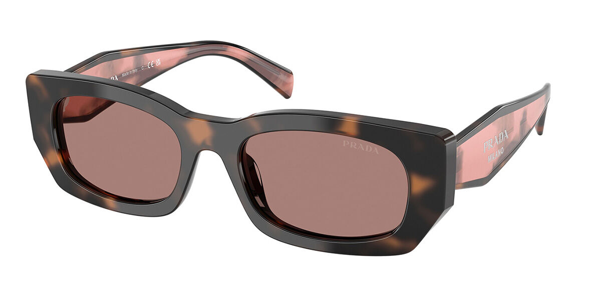 Prada PR B05S 23A60B, Tortoiseshell frame, Light Brown lenses