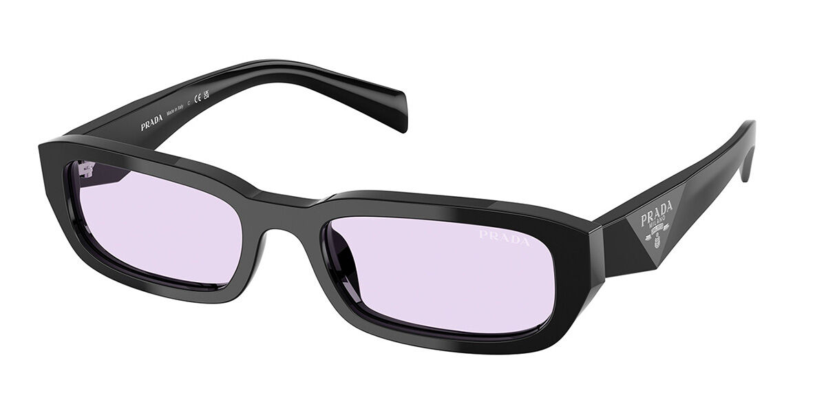Prada PR B06S 16K40J, Black frame, Purple lenses