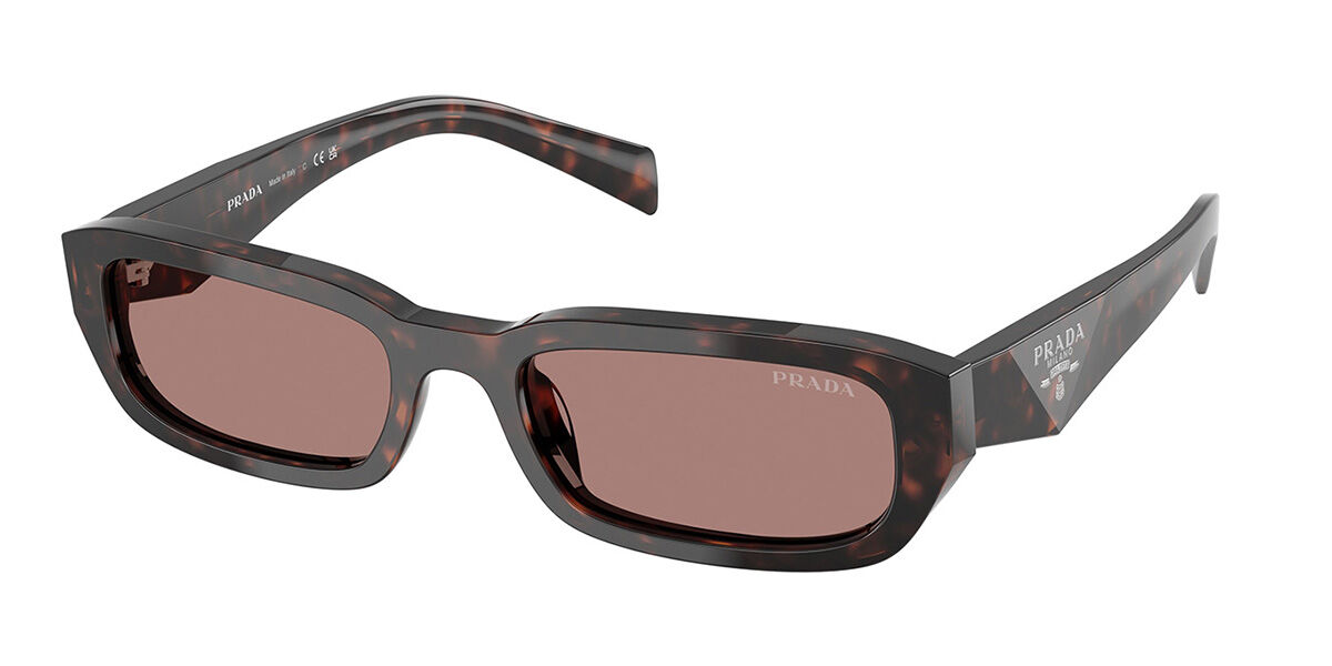 Prada PR B06S 17N60B, Tortoiseshell frame, Light Brown lenses