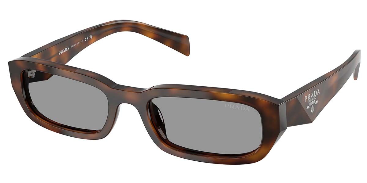 Prada PR B06S 20D50Q, Tortoiseshell frame, Grey lenses