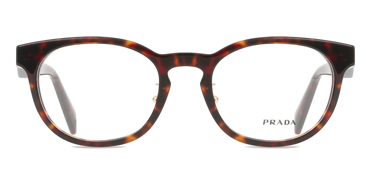 Prada PR B06VD Asian Fit 17N1O1, Tortoiseshell frame