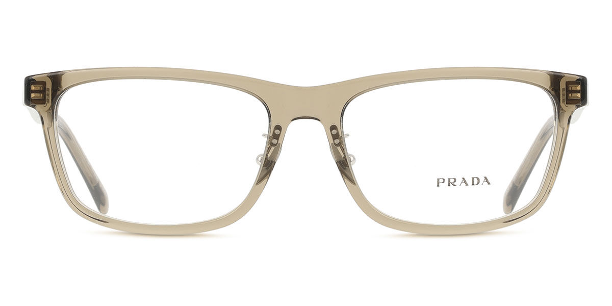 Prada PR B08VD Asian Fit 18T1O1, Brown frame