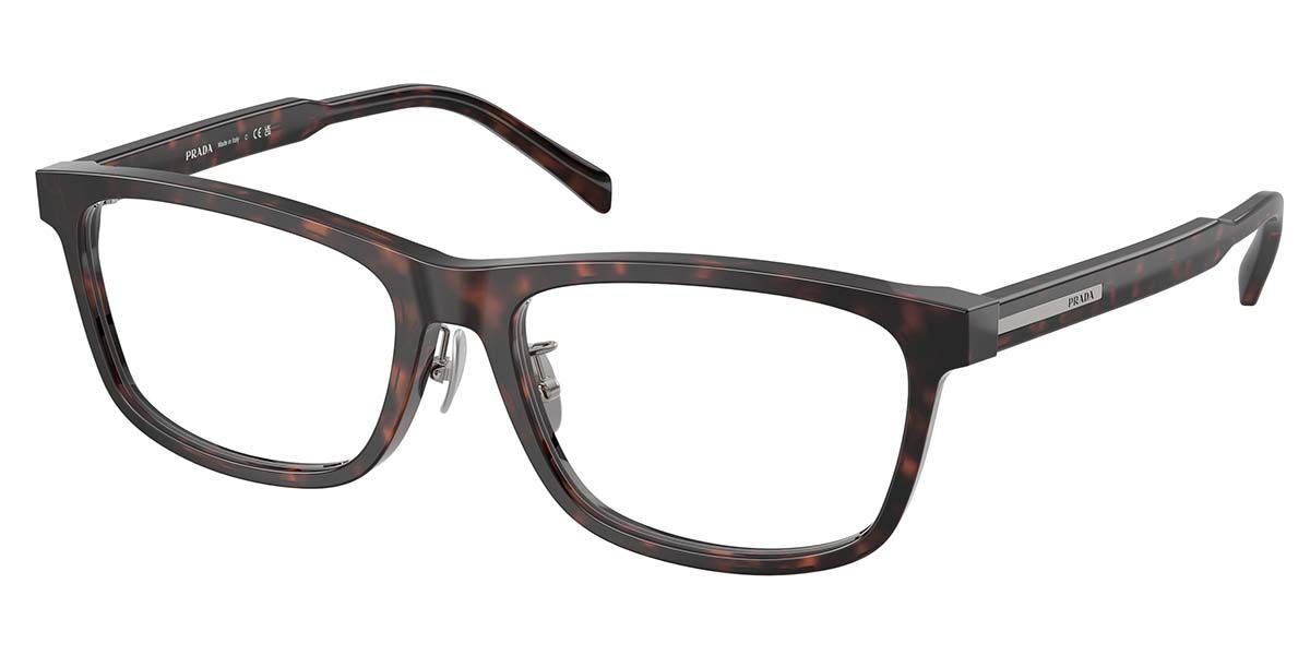 Prada PR B08VD Asian Fit 17N1O1, Tortoiseshell frame