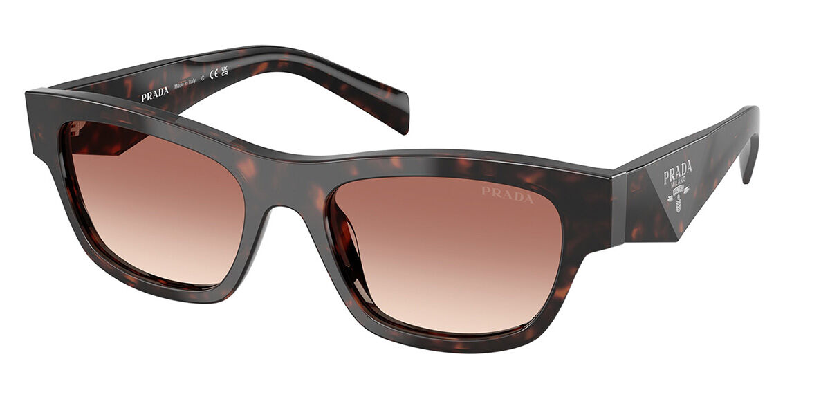 Prada PR B09S 17N50L, Tortoiseshell frame, Light Brown Gradient Bordeaux lenses