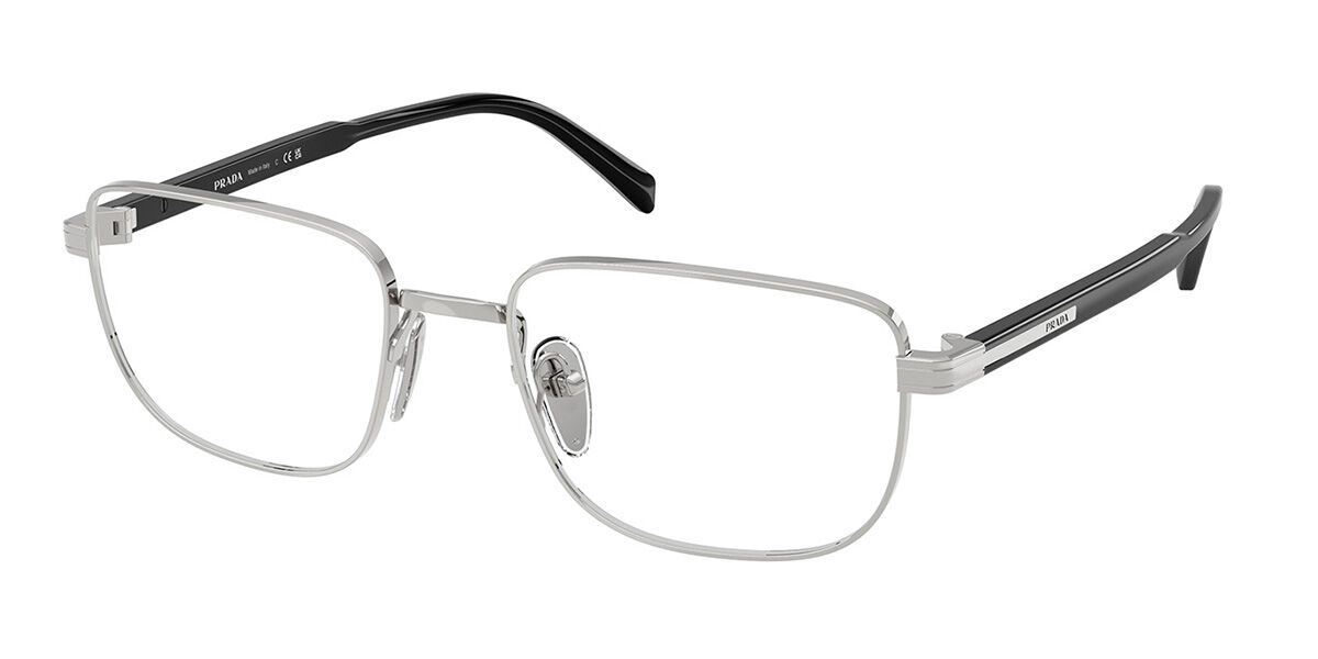 Prada PR B51V 1BC1O1, Silver frame