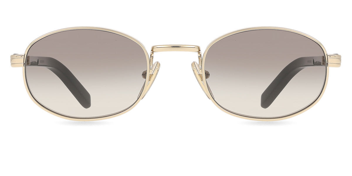 Prada PR B53S ZVN02C, Gold frame, Gradient Grey lenses