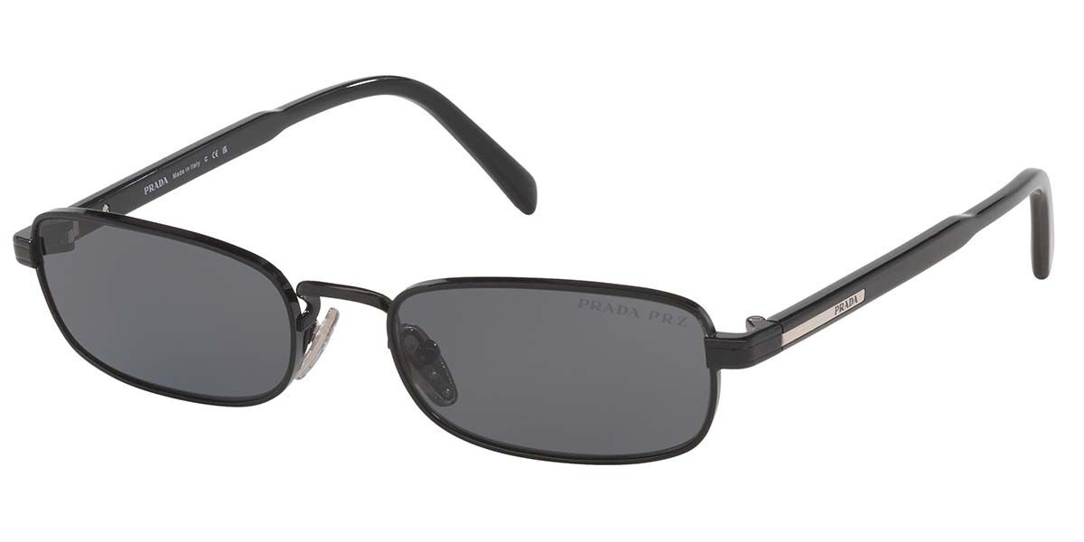 Prada PR B54S Polarized 1AB5Z1, Black frame, Dark Grey Polarized lenses