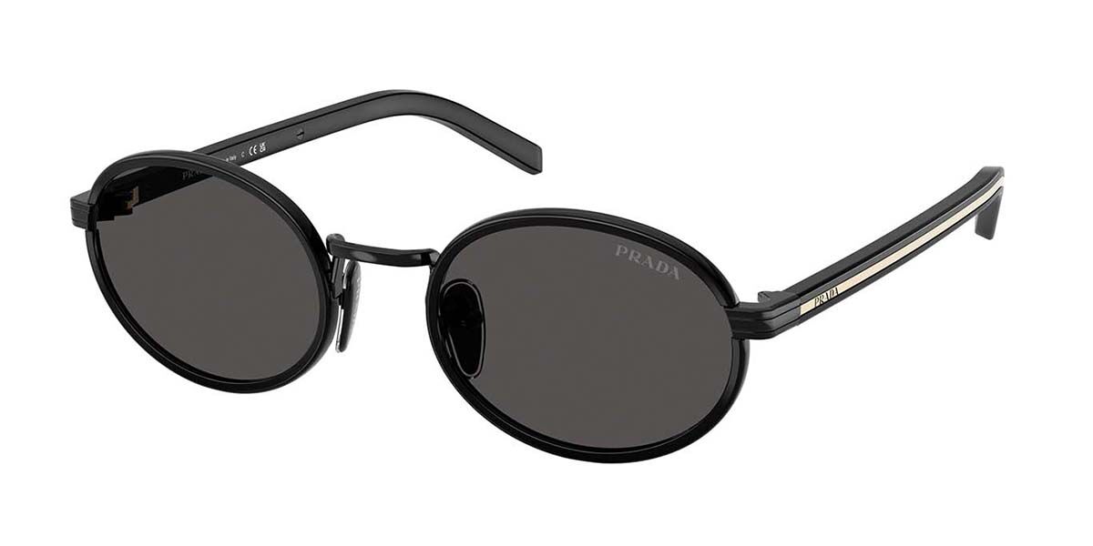 Prada PR B56S AAV08Z, Black frame, Dark Grey lenses