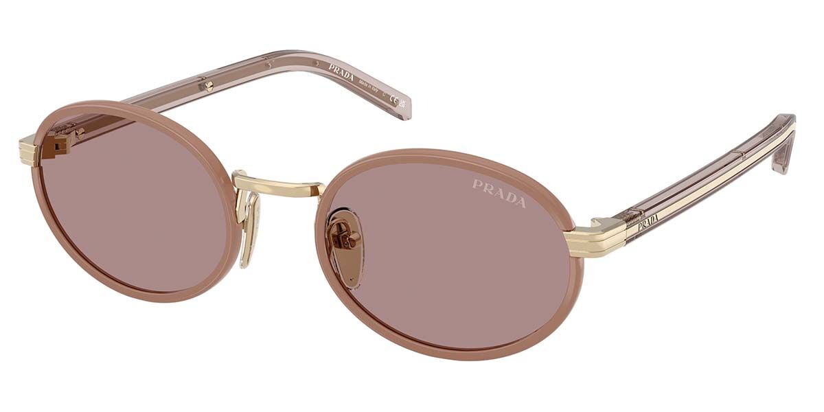 Prada PR B56S 24E20I, Brown frame, Light Purple/Brown lenses