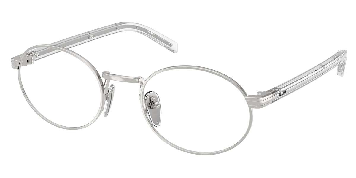 Prada PR B55V 1BC1O1, Silver frame