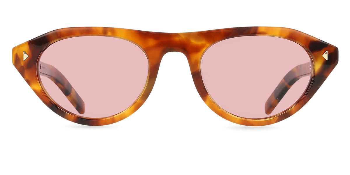 Prada PR B15S Polarized 29C05Z, Tortoiseshell frame, Dark Pink Polarized lenses