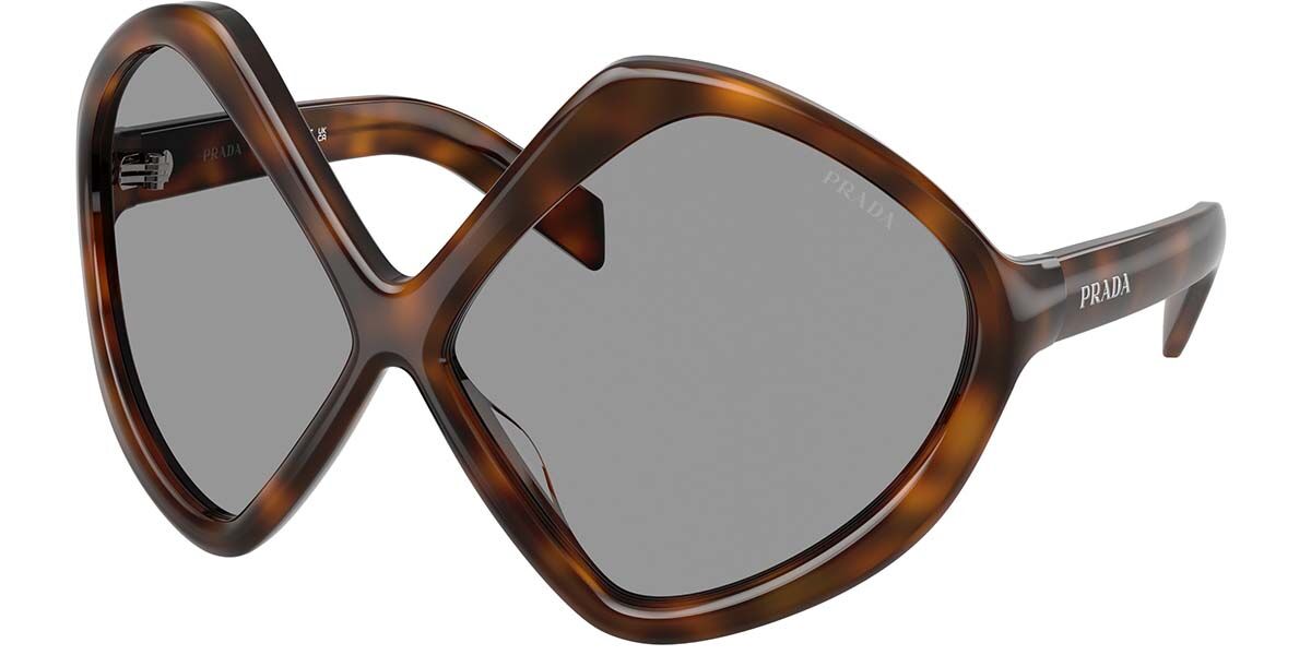 Prada PR B21S 20D50Q, Tortoiseshell frame, Grey lenses