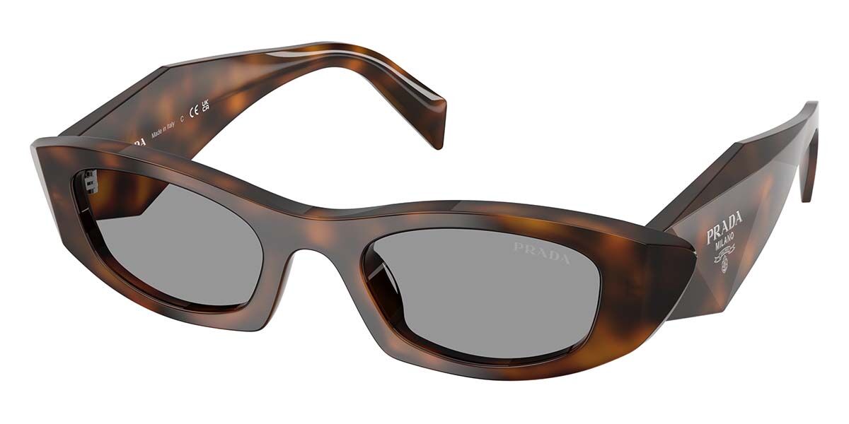 Prada PR B16S 20D50Q, Tortoiseshell frame, Grey lenses