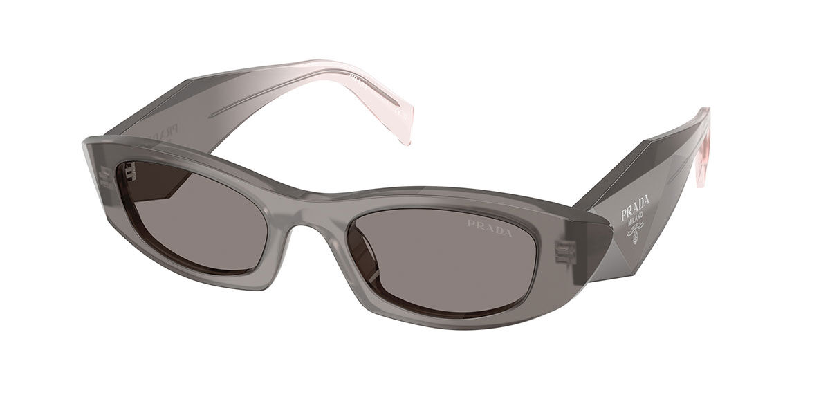 Prada PR B16S 20F80Q, Grey frame, Dark Grey lenses