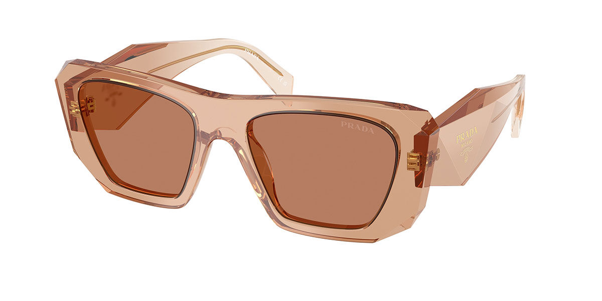 Prada PR B18S 28E90Q, Brown frame, Brown lenses