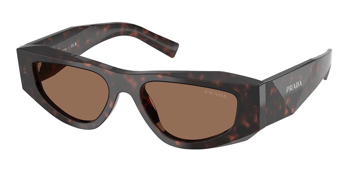 Prada PR B19S 17N06B, Tortoiseshell frame, Dark Brown lenses
