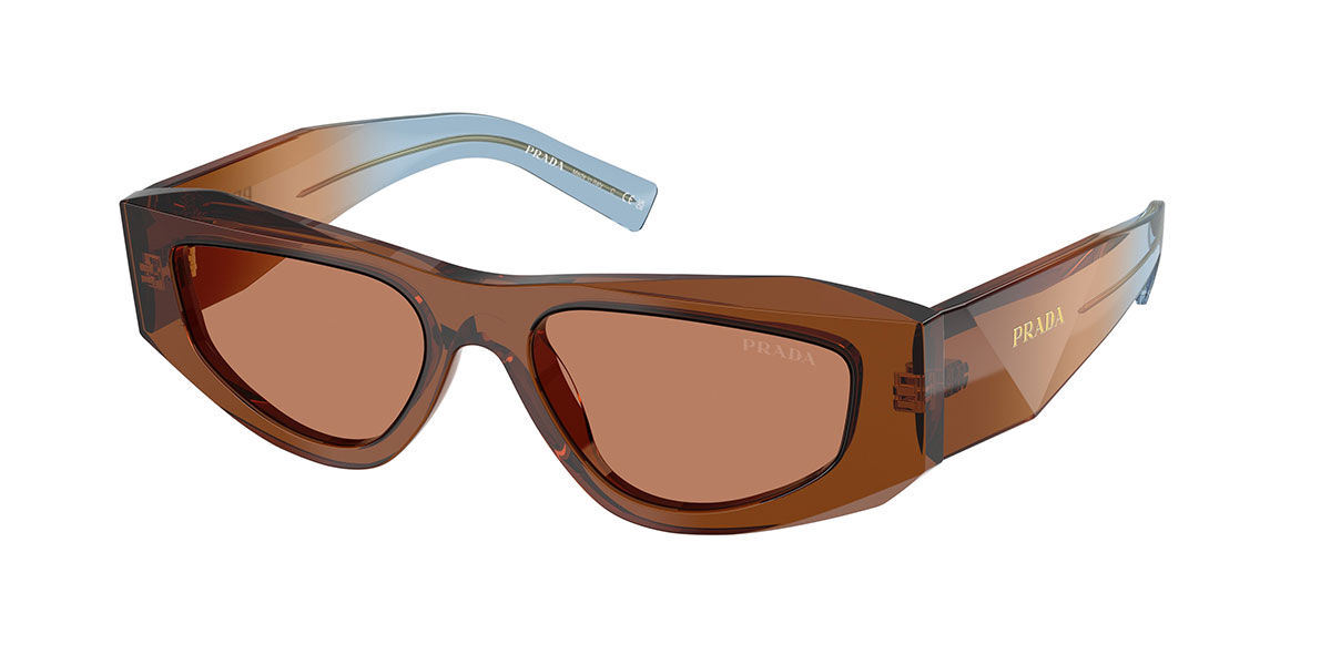 Prada PR B19S 25F90Q, Brown frame, Brown lenses