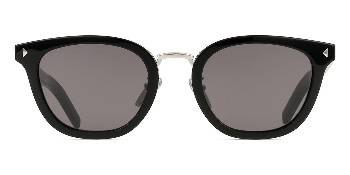 Prada PR C01SD Asian Fit 16K731, Black frame, Dark Grey lenses