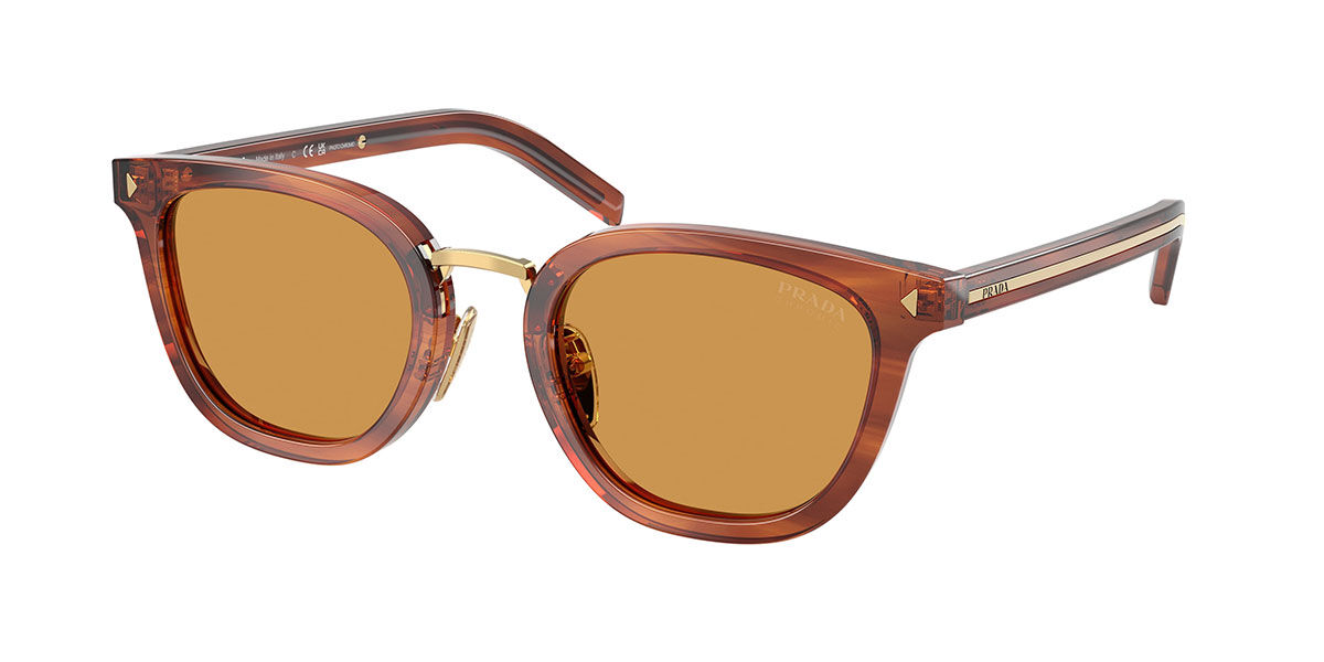 Prada PR C01SD Asian Fit 27F60F, Tortoiseshell frame, Photogrey Extra Yellow lenses