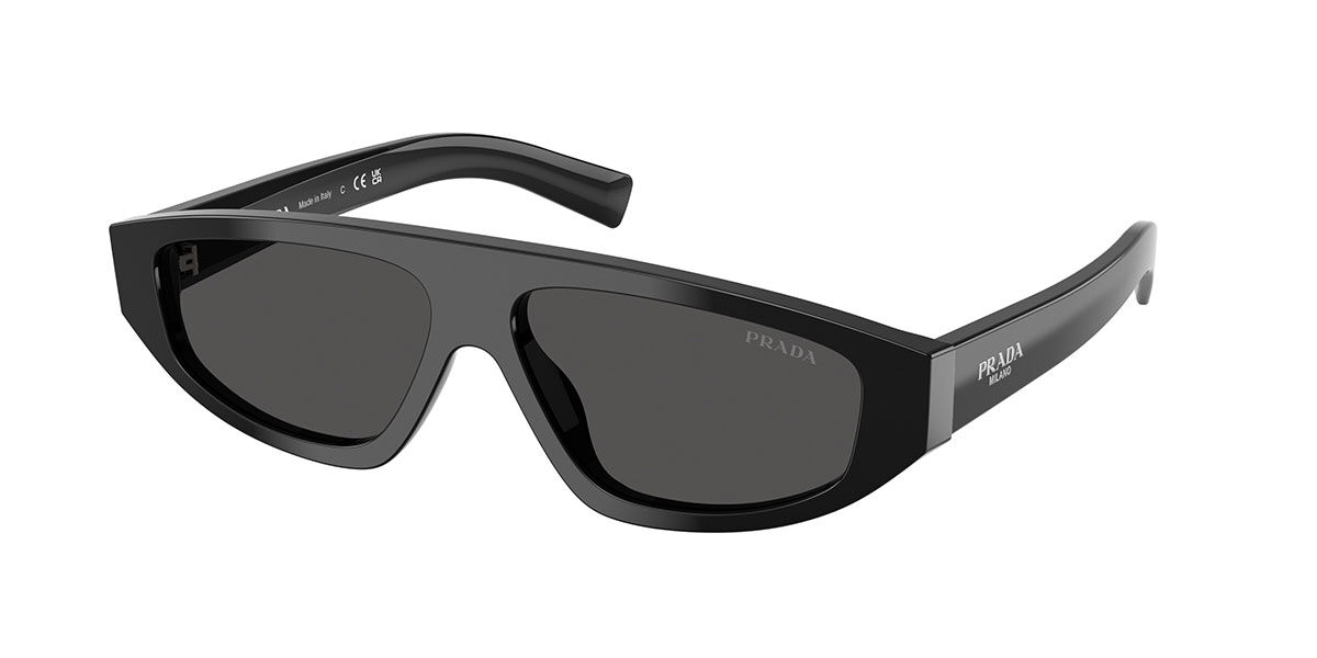 Prada PR C02S 16K08Z, Black frame, Dark Grey lenses