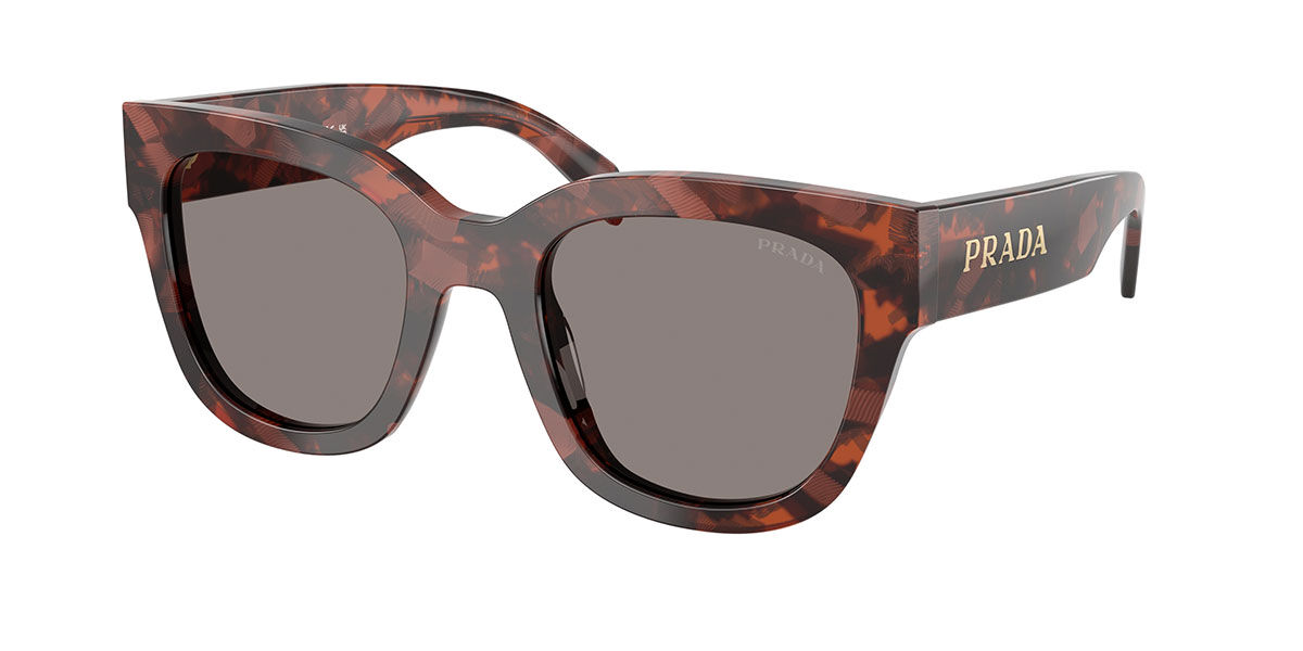 Prada PR C04S 23F80Q, Tortoiseshell frame, Dark Grey lenses