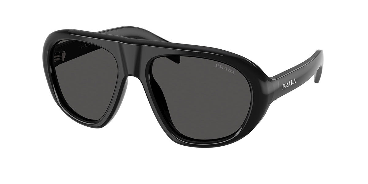 Prada PR C05S 16K08Z, Black frame, Dark Grey lenses