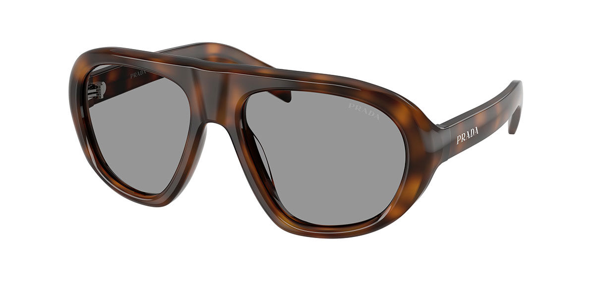 Prada PR C05S 20D50Q, Tortoiseshell frame, Grey lenses