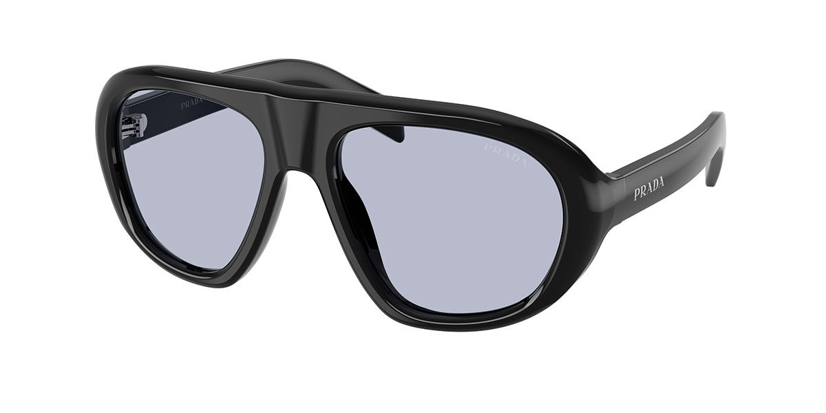 Prada PR C05S 16K30X, Black frame, Blue lenses