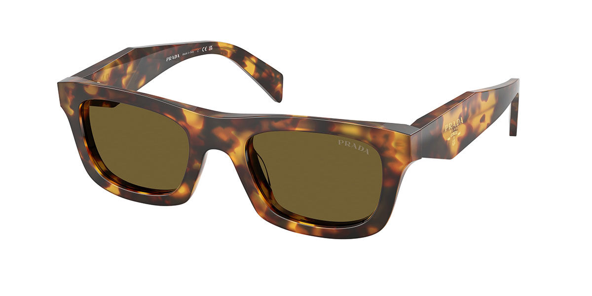 Prada PR C06S 14L09Z, Tortoiseshell frame, Dark Brown lenses