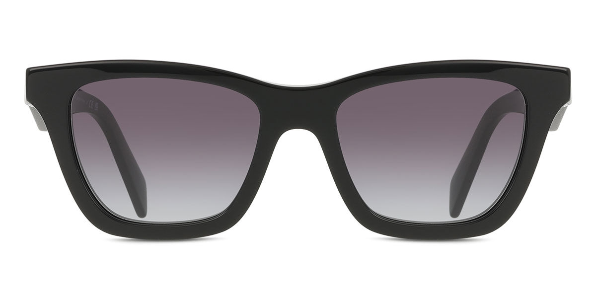 Prada PR C07S 16K90A, Black frame, Gradient Grey lenses